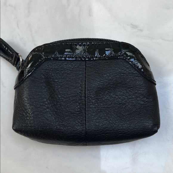 Brighton black Leather Heart Coin Purse - Picture 2 of 6